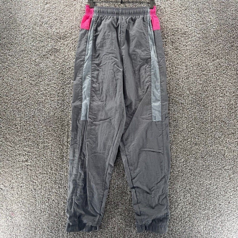 Vintage Nike‎ Pants Womens Small Grey Pink Track Pant Athleisure Grey Tag Swoosh
